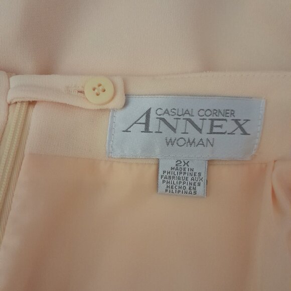 Vintage Retro Casual Corner Annex Yellow Skirt - Picture 13 of 15